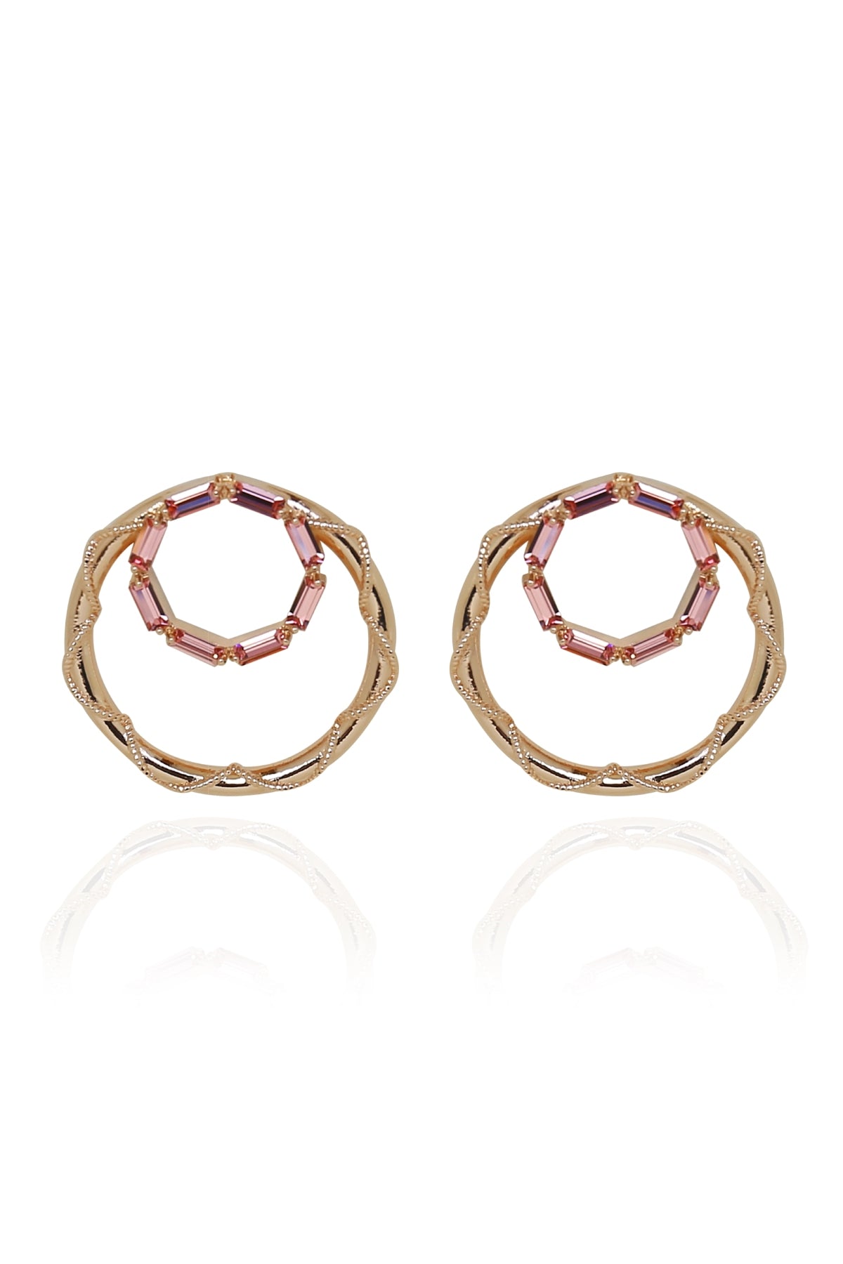 Buy Two Round Hoops For Women Online at ScrollnShops